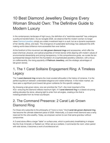 10 Best Diamond Jewellery Designs Every Woman Should Own_ The Definitive Guide to Modern Luxury