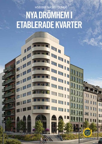 Säljbroschyr brf Näsby Dunge