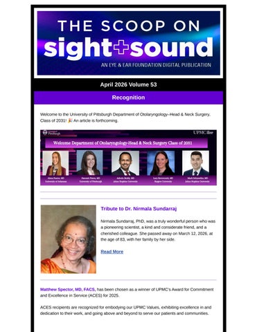 The Scoop, April 2026