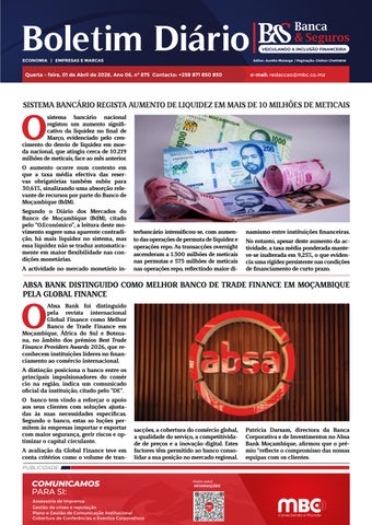 BOLETIM BANCA & SEGUROS 01.04.2026