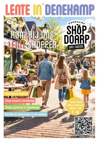 Lente 2026 Digitaal Shopdoarp Magazine uut Denekamp