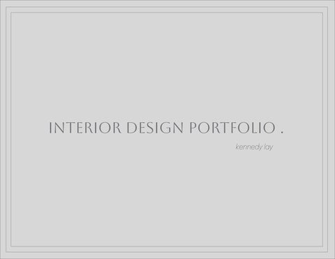 Interior Design Portfolio 