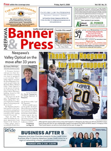 April 3, 2026 - Neepawa Banner & Press