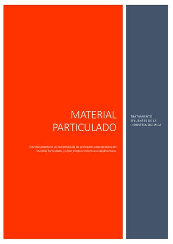 MATERIAL PARTICULADO