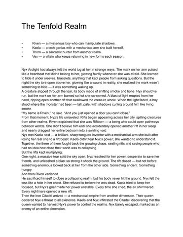 The Tenfold Realm part 1