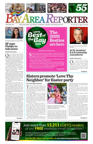 April 2, 2026 edition of the Bay Area Reporter