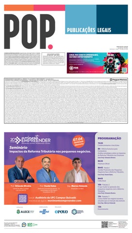 O POVO Publicações Legais - Populares 02/04/2026