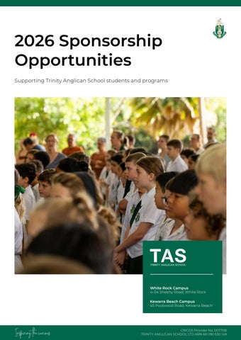 TAS Sponsorship Proposal 2026