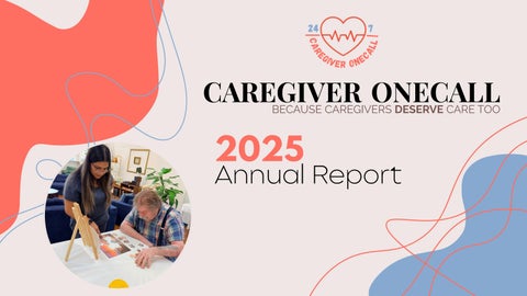 2025 Caregiver OneCall Annual Report
