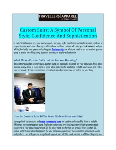 How Do Made to Measure Suits Deliver a Perfect Fit Without Compromise?