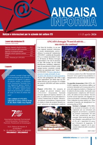ANGAISA Informa n. 593 del 1 aprile 2026