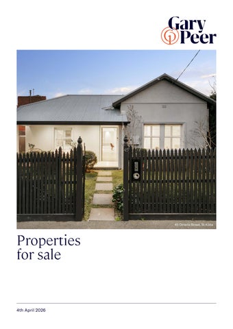 Gary Peer properties for sale | Saturday 04 April 2026