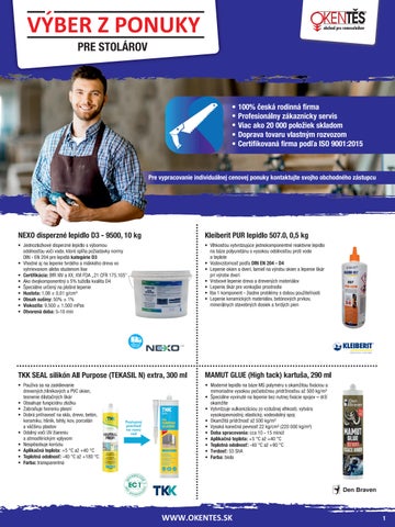 Výber z ponuky pre STOLÁROV