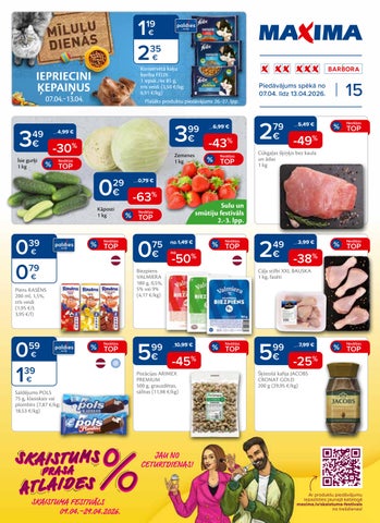  MAXIMA | X XX XXX | 07.04. - 13.04.2026.