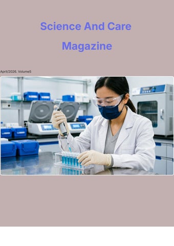 Science and Care Magazine, In Recognition of Dr. Marian Assefi with her Internship students class of