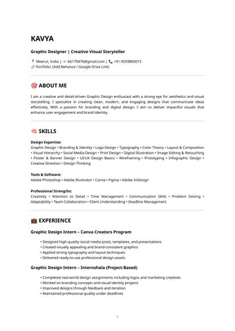 Graphic Designer Portfolio(1)