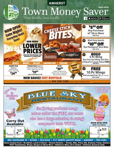 Amherst Town Money Saver | April 2026