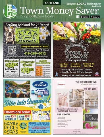 Ashland Town Money Saver | April 2026