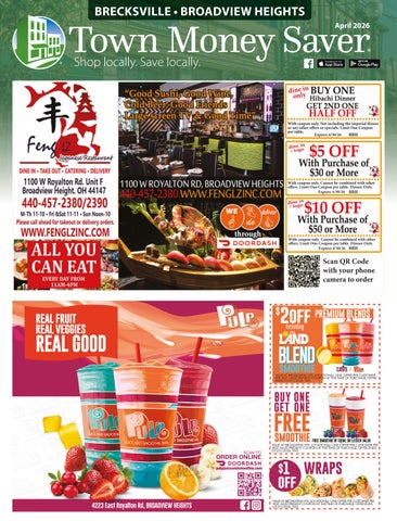 Brecksville-Broadview Heights Town Money Saver | April 2026