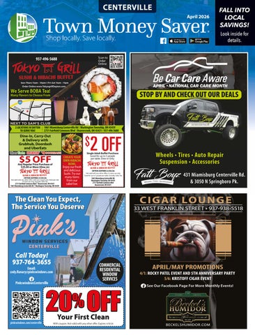 Centerville Town Money Saver | April 2026