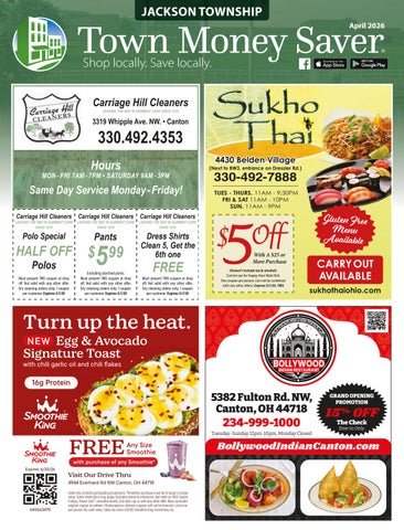 Jackson Township Town Money Saver | April 2026