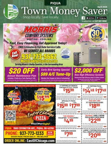 Piqua Town Money Saver | April 2026