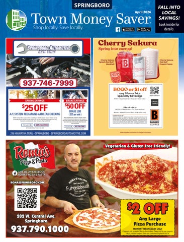 Springboro Town Money Saver | April 2026