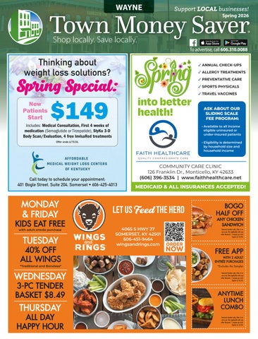 Wayne County Town Money Saver | April 2026