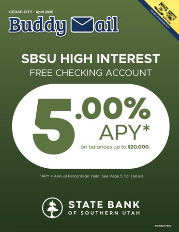 Buddy Mail - Cedar City - April 2026