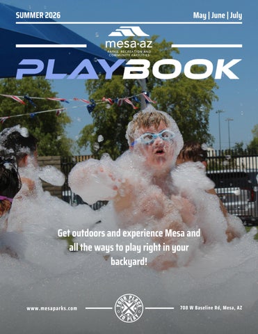 City of Mesa Parks and Rec Summer '26 PLAYBOOK