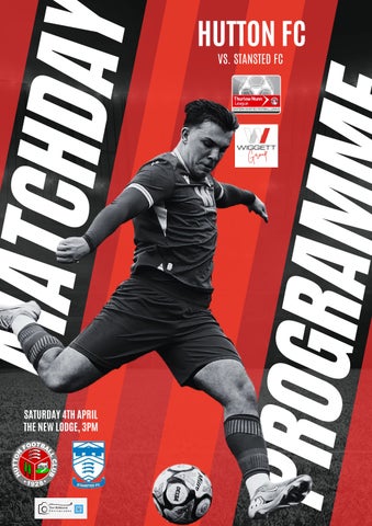 Hutton FC vs. Stansted FC Matchday Programme 04.04.26