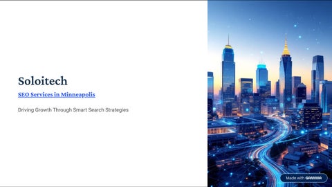 SEO Services in Minneapolis | Soloitech