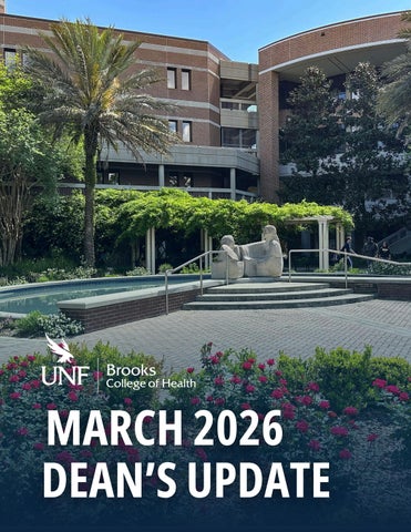 Brooks College of Health – March 2026 Dean's Update