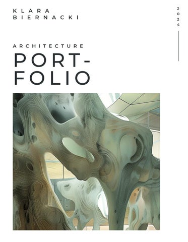 Klara Biernacki Architecture Portfolio Part 1