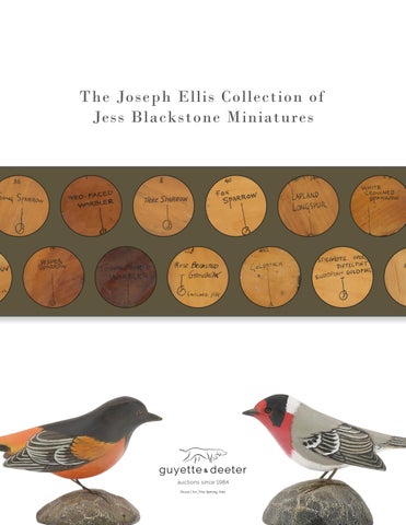 The Joseph Ellis Collection of Jess Blackstone Miniatures