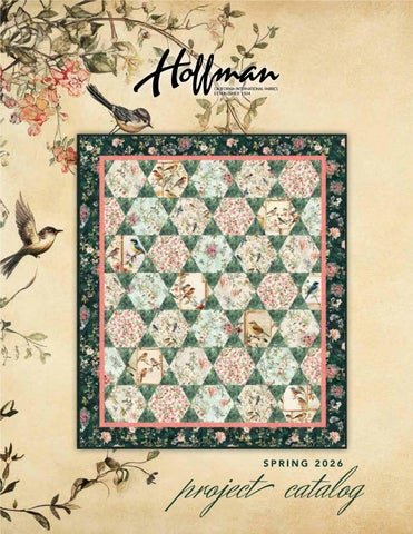 Hoffman Fabrics Spring 2026 Project Catalog
