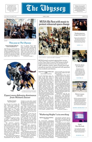 The Ubyssey, April 2 2026