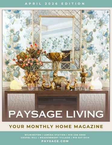 April 2026 Paysage Living Magazine
