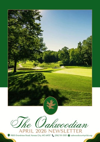 Oakwoodian Newsletter April  2026