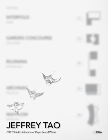 Jeffrey Tao PORTFOLIO | TMU Architectural Science