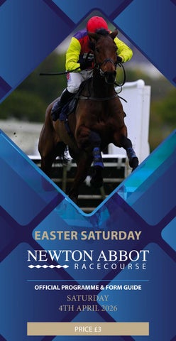 Newton Abbot Racecard - Saturday 4th April