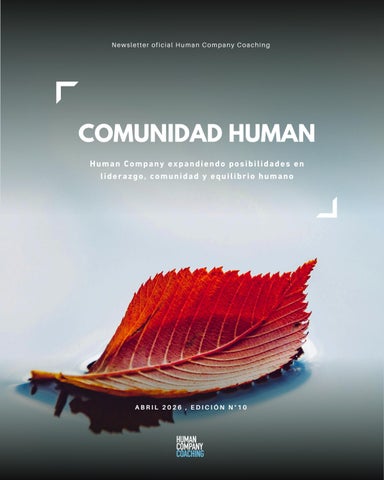 Newsletter N° 10- Comunidad Human