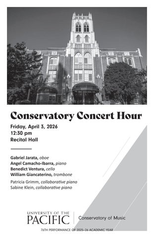 Conservatory Concert Hour 04-03-2026