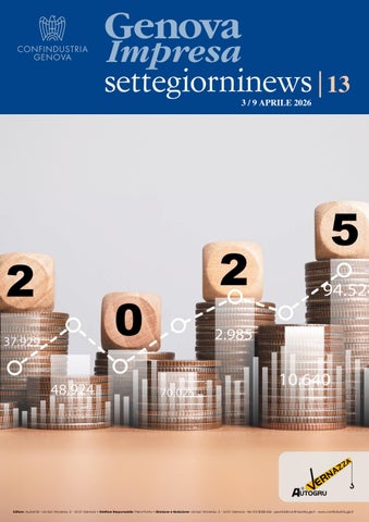 n. 13/2026 Genova Impresa settegiorninews 