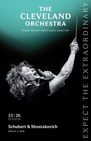 The Cleveland Orchestra April 9-11 Concerts