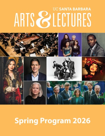UCSB Arts & Lectures - Spring Program 2026