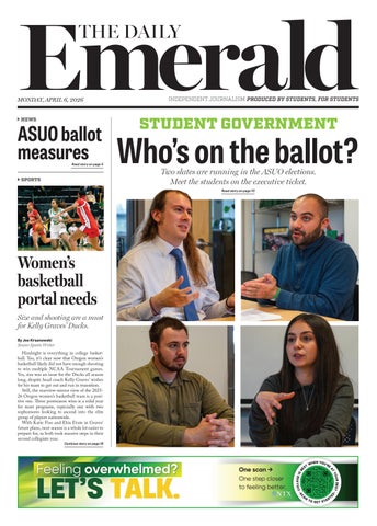 4-6-26 - The Daily Emerald - Emerald Media Group