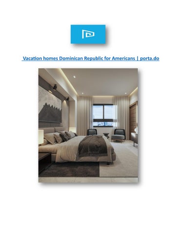 Vacation homes Dominican Republic for Americans | porta.do
