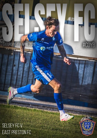 Match Day Programme - Vs East Preston - 4th April 2026