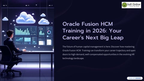 Join Oracle Fusion HCM Training | Soft Online Traiing